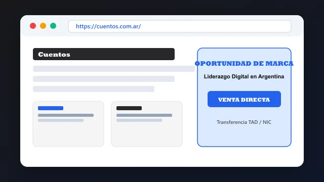 Modelo de aplicación comercial y proyectos digitales para cuentos.com.ar