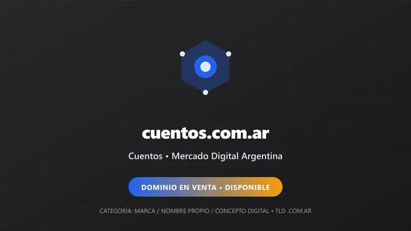 Identidad gráfica y activo digital para Cuentos en Argentina